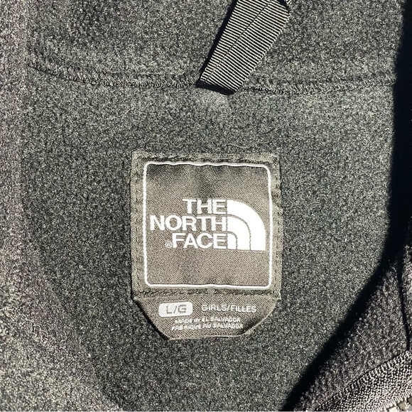 The North Face Girl’s Black Full-Zip Jacket Sz Large - Picture 7 of 9